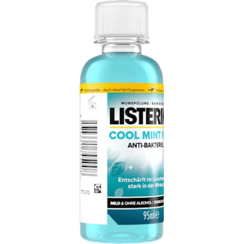 Cool Mint Mild Taste Mouthwash - Ústna voda bez alkoholu pre svieži dych a ochranu pred zubným povlakom
